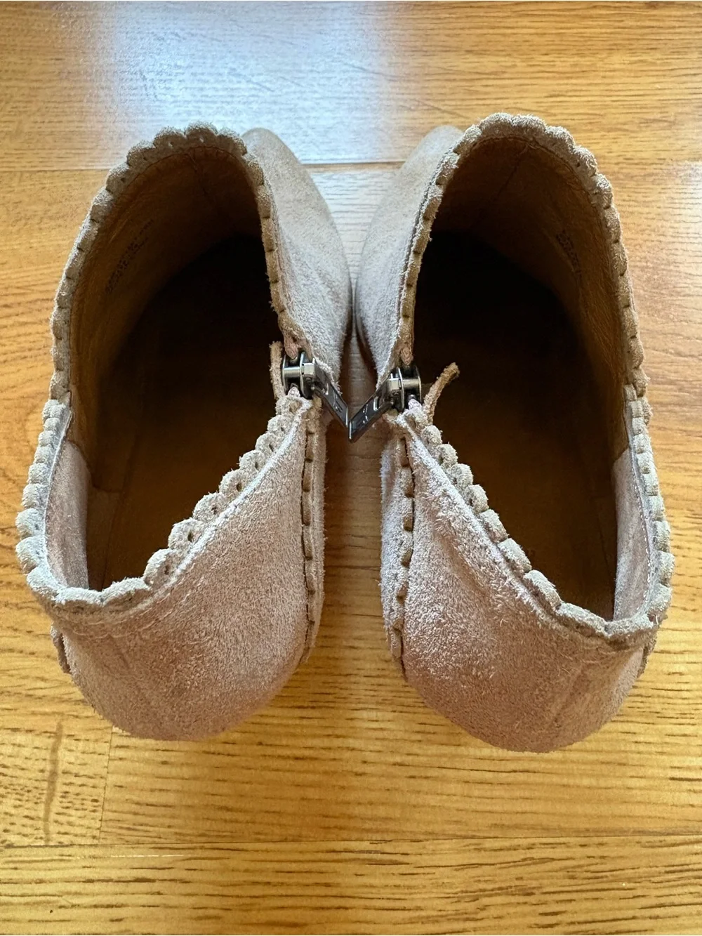 Frye Reed Scallop Shootie Ankle Boots 8.5